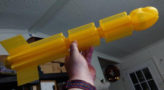 Rocket based on the Estes Explorer Aquarius