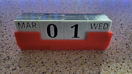 Perpetual Calendar Tiles