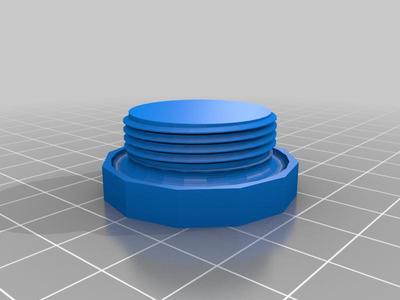 Vacuum pump transport plug 