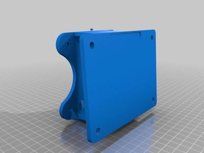VESA tilted monitor to wall mount