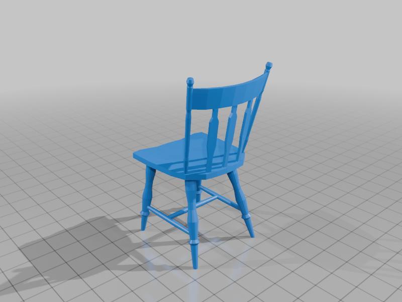 1-12 Doll House Table and Chair