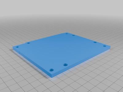 UHK Ultimate Hacking Keyboard tripod mount quick release plates