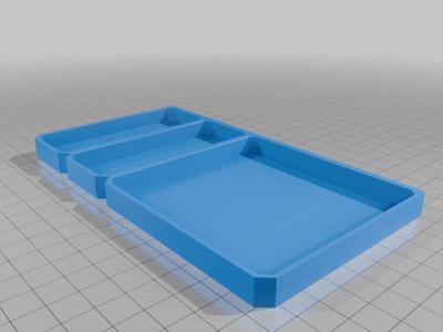 Rugged Desktop Organizer Bottom Double Tray