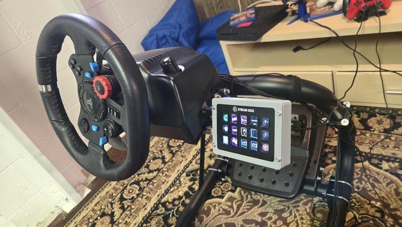 Stream Deck Sim Rig Mount - GS54 Marada Dardoo Mokapit 50mm tube