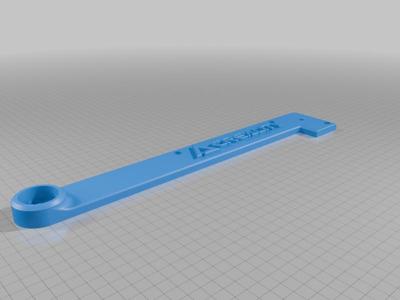 Lengthened top side spool holder and tube guide