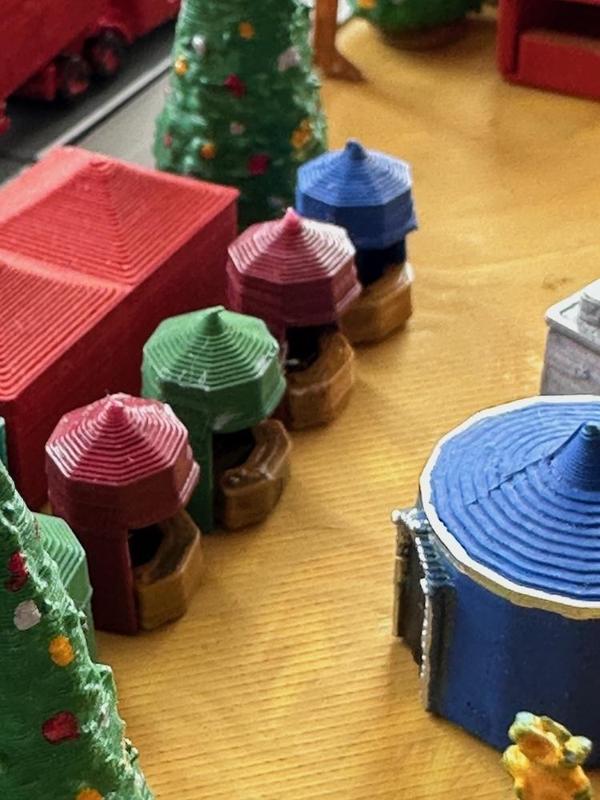 Christmas market hut 9 (z-scale)