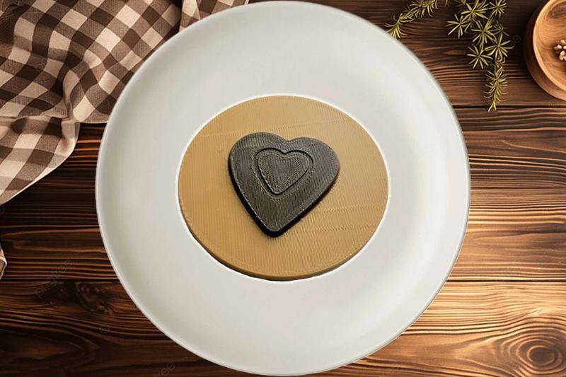 Peanut Butter Chocolate Heart Cookie Valentine Day