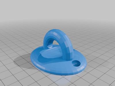 Swimming pool rope rope tie down