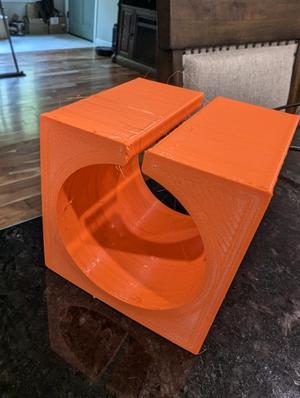 Exhaust tubing holders for bandsaw or coping