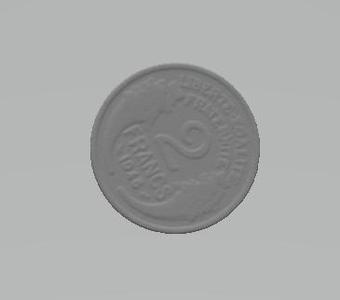 Coin  Scanned by Creality Scanner Raptor