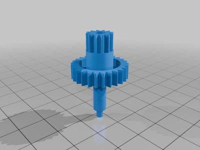 Oscillating fan gear replacement