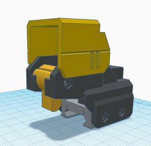 SRD-1. Simple Red Dot picatinny for nerf / airsoft