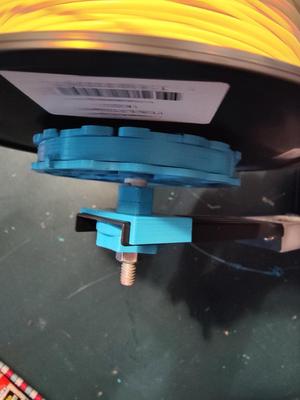 Ender 3 Auto Rewind Spool Holder Mount revised