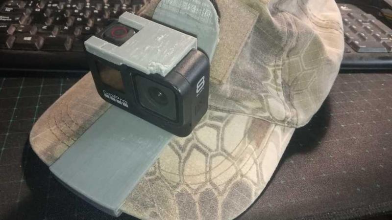 Soporte de gorra para gopro 8 / cap mount for gopro 8