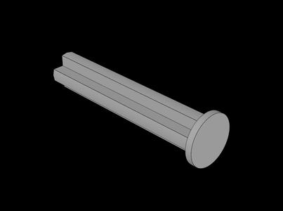 Lego Compatible (24316.dat) Technic Axle  3 with Stop