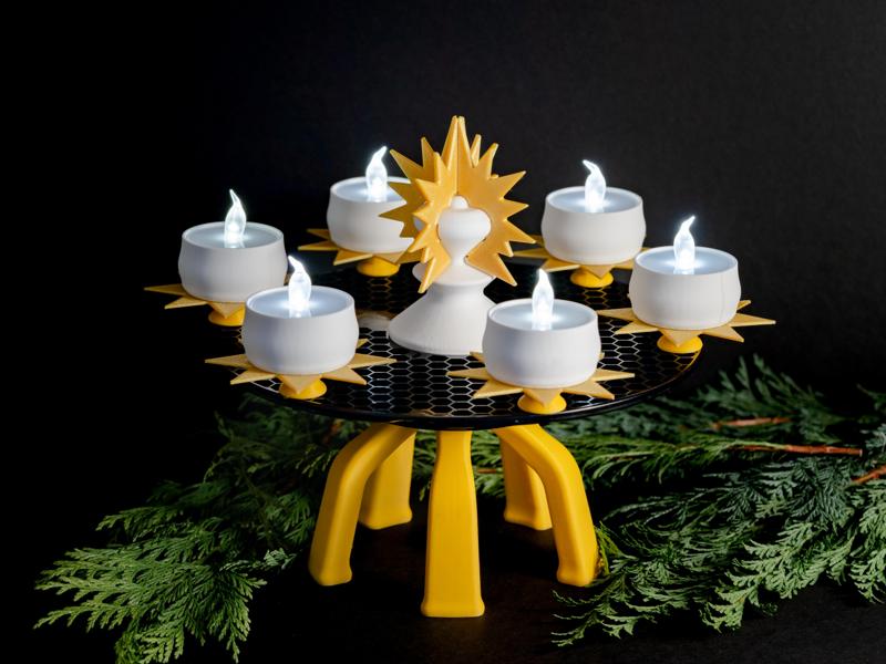 Prusa Advent Tealight Chandelier Christmas decoration