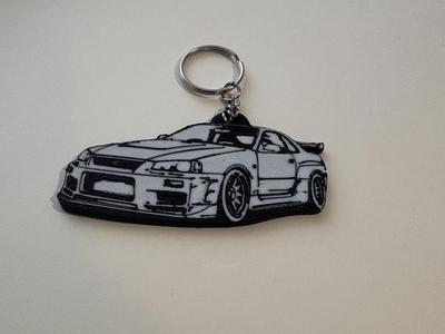Nissan R34 GTR Keychain