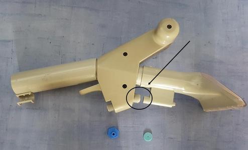 Bissell Big Green Cleaning Maschine connector for small vacuum nozzle