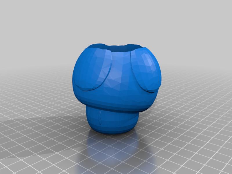 Mario mushroom planter