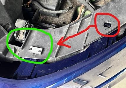 VW POLO V/R6 Bumper snap connector repair set