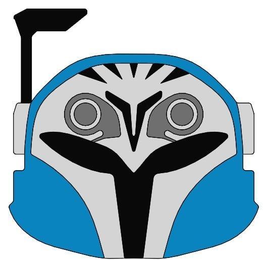 Bo Katan helmet funko pop stily star wars keychain