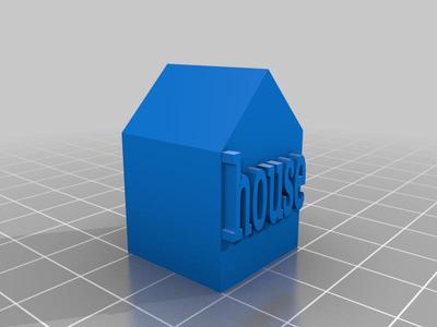house with house on it