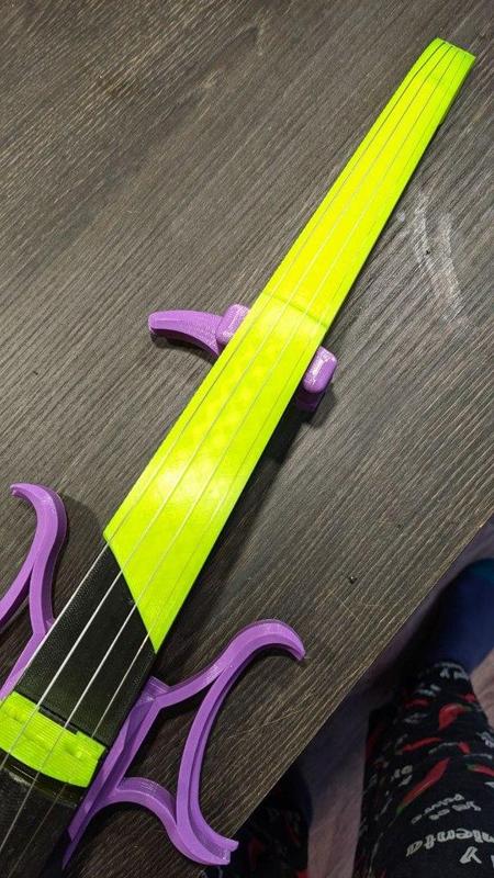 Customized upper bout for JAx violin