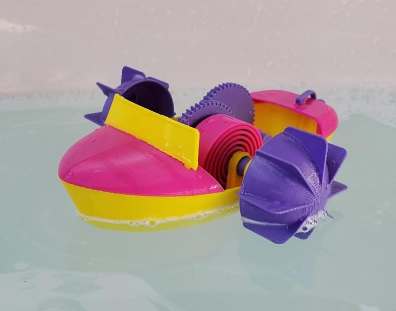 Wind-up Paddle Boat Bath Toy