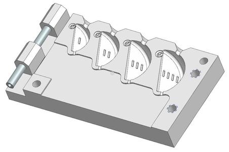 Fishing Jig Mold Large 1oz to 4oz (stp included)