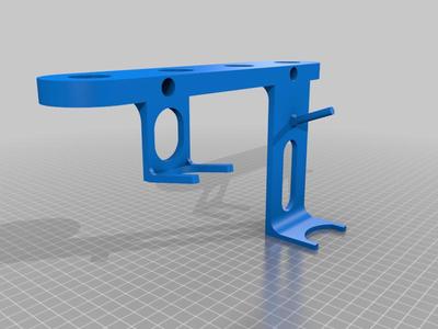 Curling Iron mount with accessories