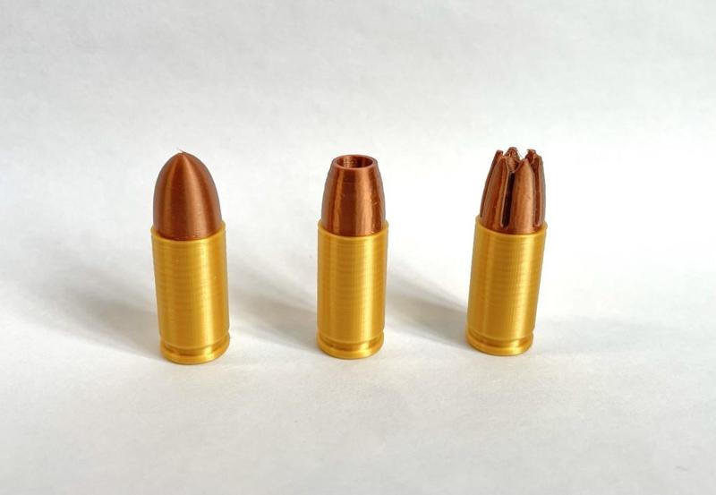 Replica 9mm Parabellum Bullets (Screw Together)