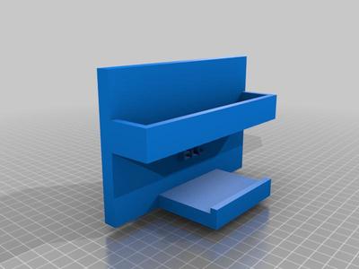 glasses and headphone stand for computer