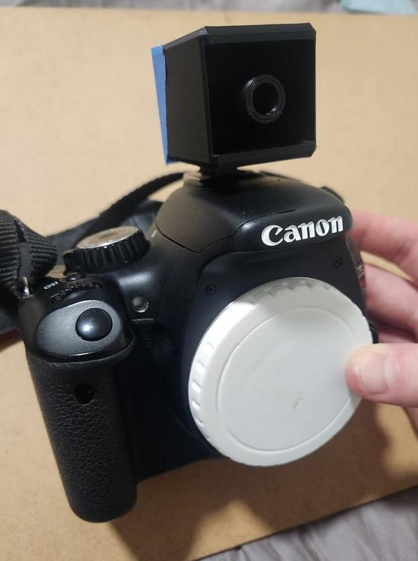 Sun Spotter on Canon Hot Shoe