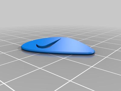 Nike Guitar Pick