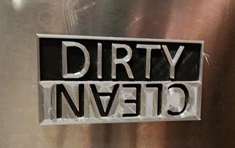 Another "Clean Dirty" Dishwasher Sign