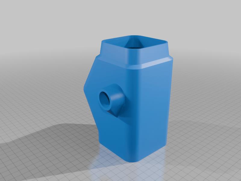 Rain barrel diverter for 3x3 in downspout