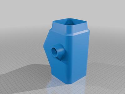 Rain barrel diverter for 3x3 in downspout