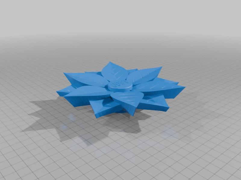 Lego Wreath Poinsettia