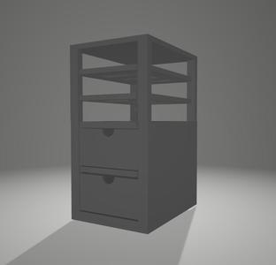 External Hard Disk Rack + Mini Peripheral Storage Drawers