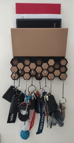 Porte documents / boite à clés et porte clés - letter holder / keys box and Keys ring