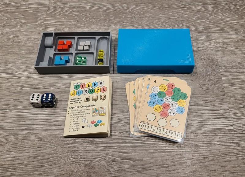 Travel Box for Cubes of Europe