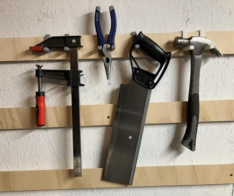 French cleat linkable hooks