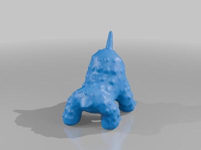 Leo the Unicorn Sloth - Scribble Scrubbie