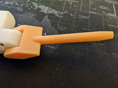 Cat toy fish tail prothesis v2