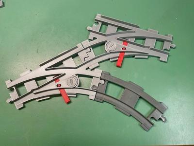 Duplo Lego model railroad Switch
