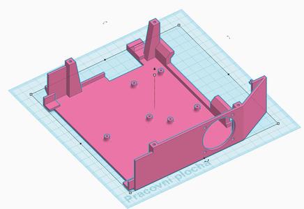 Ender 3 v2 front right housing for pi4 and buck converter WITH 40mm FAN