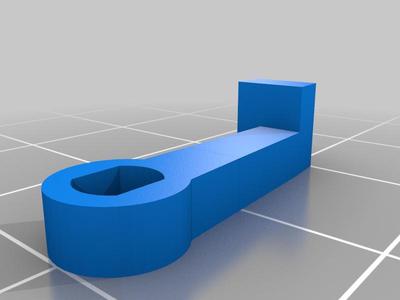 Airsoft safety lever solid. glue together.