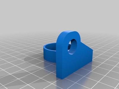 Holder metall tube 25 mm
