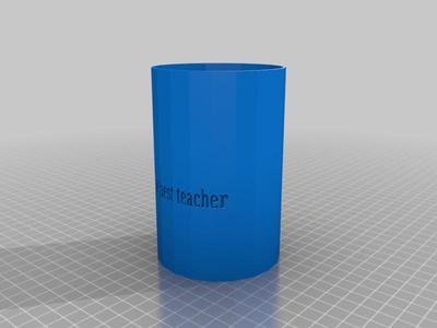 The best teacher pencil holder