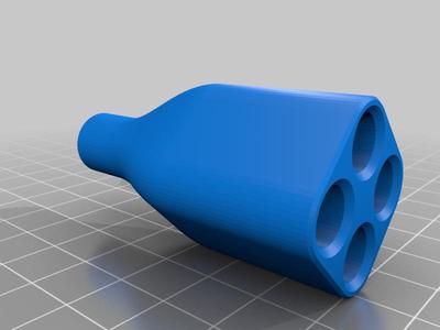 4-way Ptfe splitter M10 threads